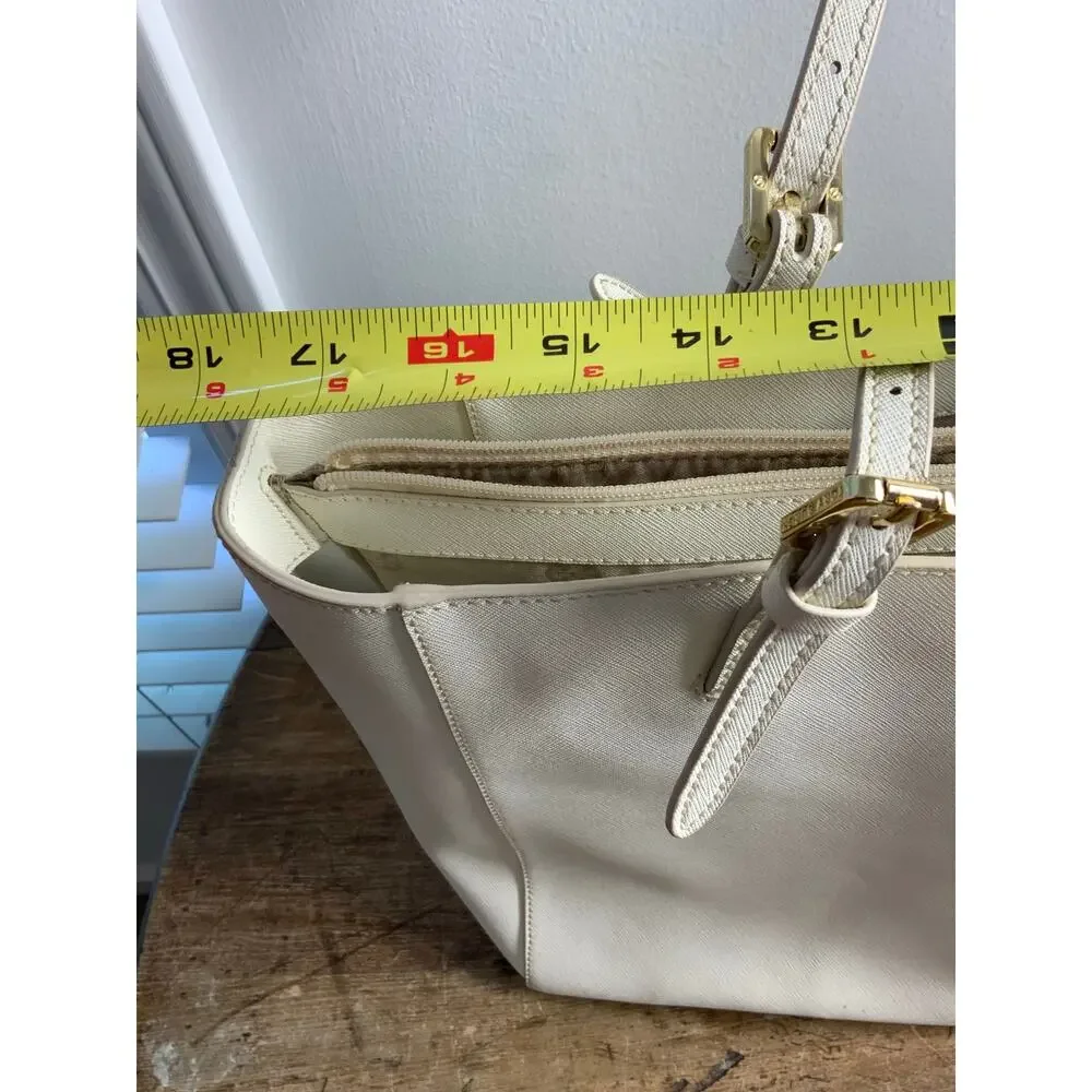 Tory Burch Cream‎ Large Leather shoulder bag